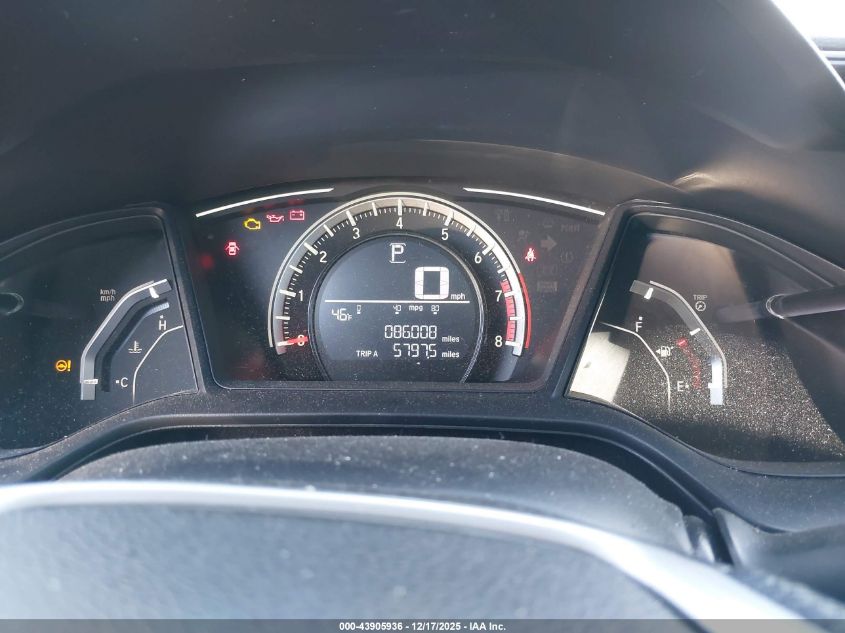 2017 Honda Civic Lx VIN: 19XFC2F59HE070888 Lot: 43905936