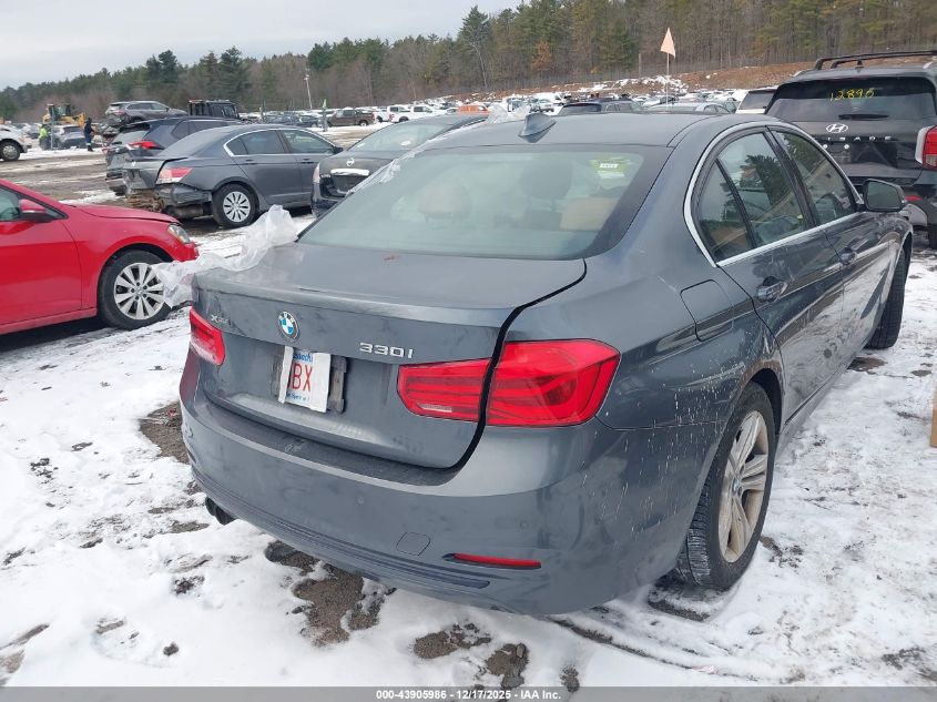 2017 BMW 330I xDrive VIN: WBA8D9G55HNU59033 Lot: 43905986