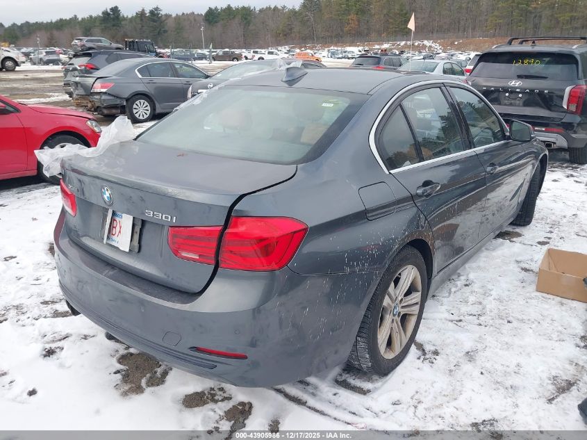 2017 BMW 330I xDrive VIN: WBA8D9G55HNU59033 Lot: 43905986