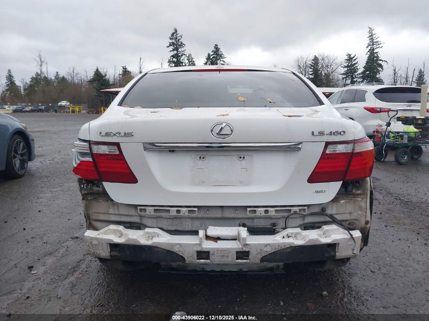 2009 Lexus Ls 460 VIN: JTHCL46F095002353 Lot: 43906022