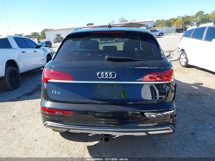 2021 Audi Q5 Premium 45 Tfsi Quattro S Tronic VIN: WA1AAAFY0M2054780 Lot: 43906035