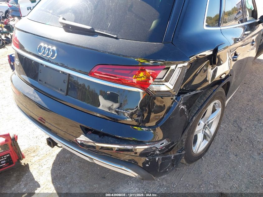 2021 Audi Q5 Premium 45 Tfsi Quattro S Tronic VIN: WA1AAAFY0M2054780 Lot: 43906035