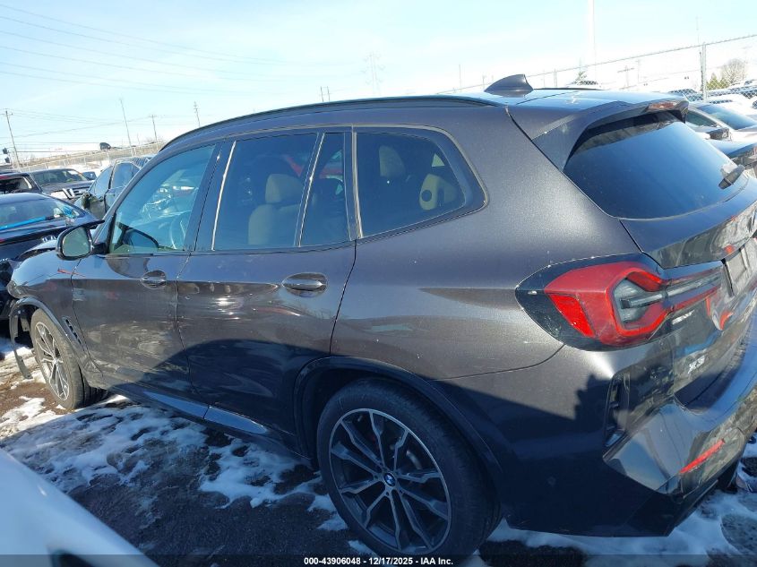 2022 BMW X3 M40I VIN: 5UX83DP00N9J67127 Lot: 43906048