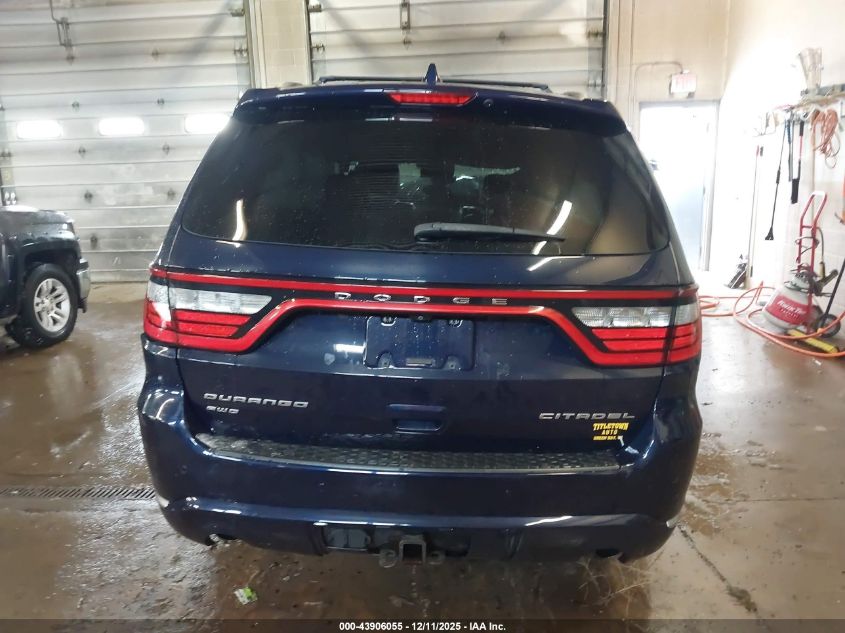2017 Dodge Durango Citadel VIN: 1C4RDJEG7HC928731 Lot: 43906055