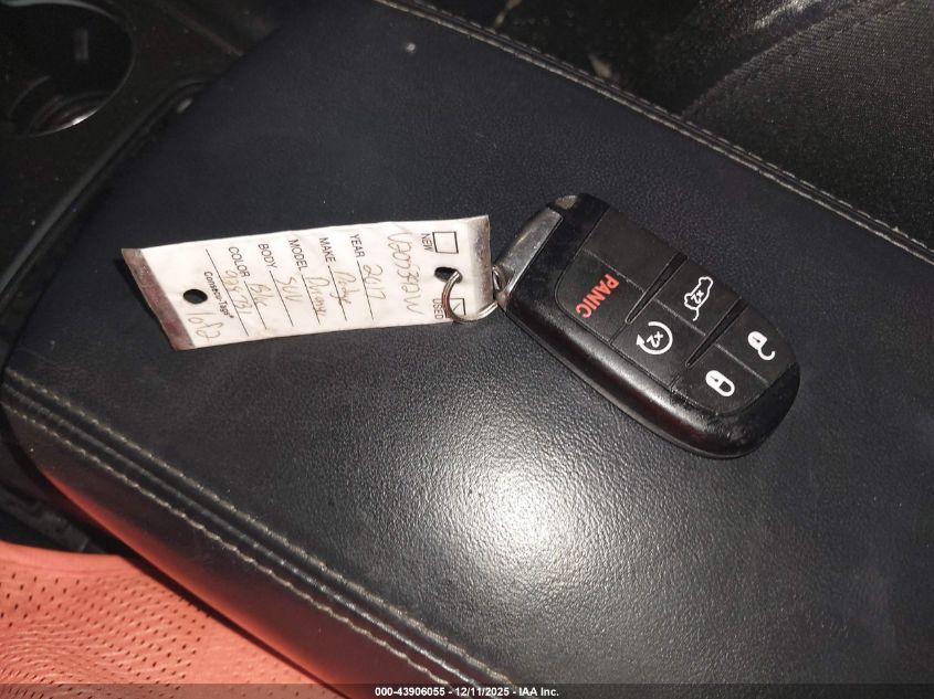 2017 Dodge Durango Citadel VIN: 1C4RDJEG7HC928731 Lot: 43906055