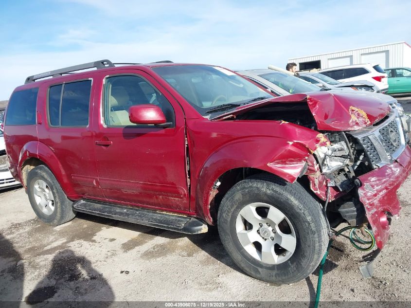 2006 Nissan Pathfinder Se VIN: 5N1AR18U76C632083 Lot: 43906075