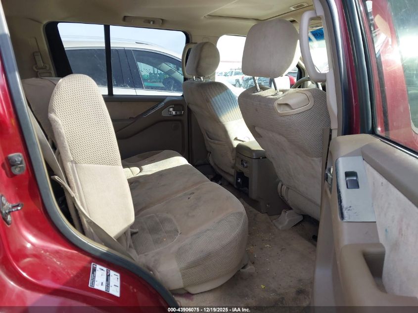 2006 Nissan Pathfinder Se VIN: 5N1AR18U76C632083 Lot: 43906075