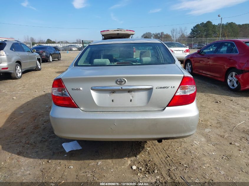 2003 Toyota Camry Le VIN: 4T1BE32K93U139711 Lot: 43906076