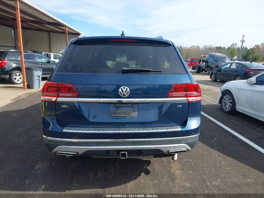 2018 Volkswagen Atlas 3.6L V6 Sel VIN: 1V2ER2CA8JC549455 Lot: 43906114