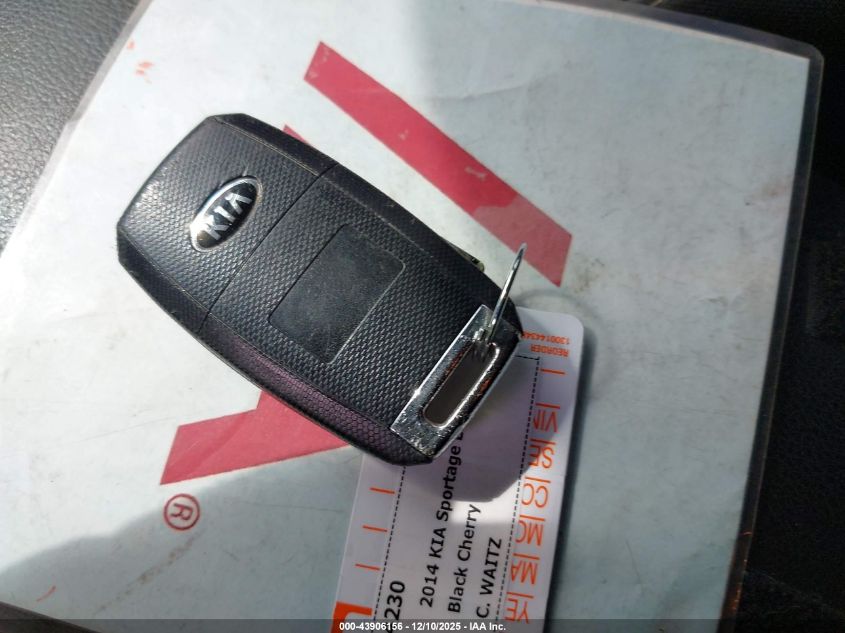 2014 Kia Sportage Ex VIN: KNDPC3AC6E7609723 Lot: 43906156