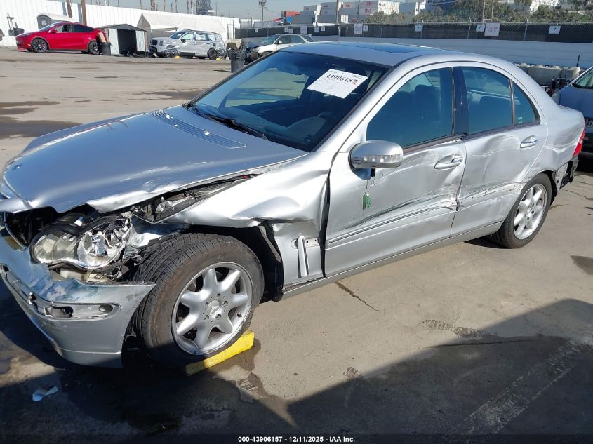 2002 Mercedes-Benz C 240 VIN: WDBRF61J32F231344 Lot: 43906157