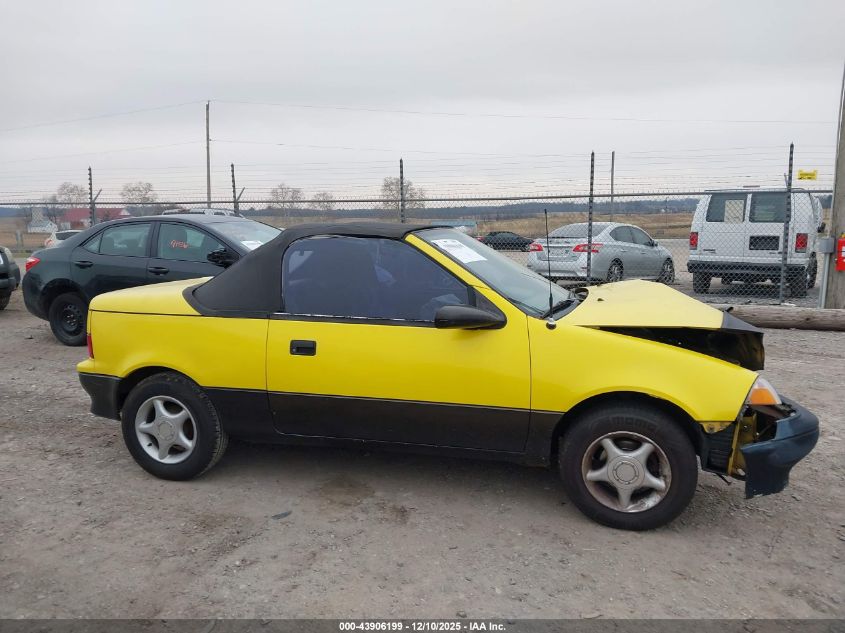 1991 Geo Metro Lsi Sprint Cl VIN: JG1MR3368MK605024 Lot: 43906199