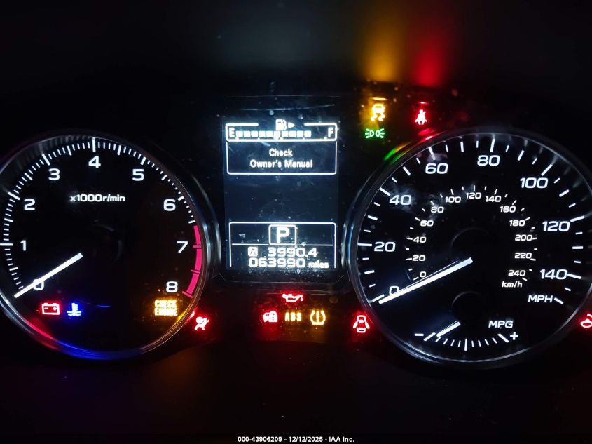 2017 Subaru Crosstrek 2.0I Limited VIN: JF2GPAKC2HH272443 Lot: 43906209