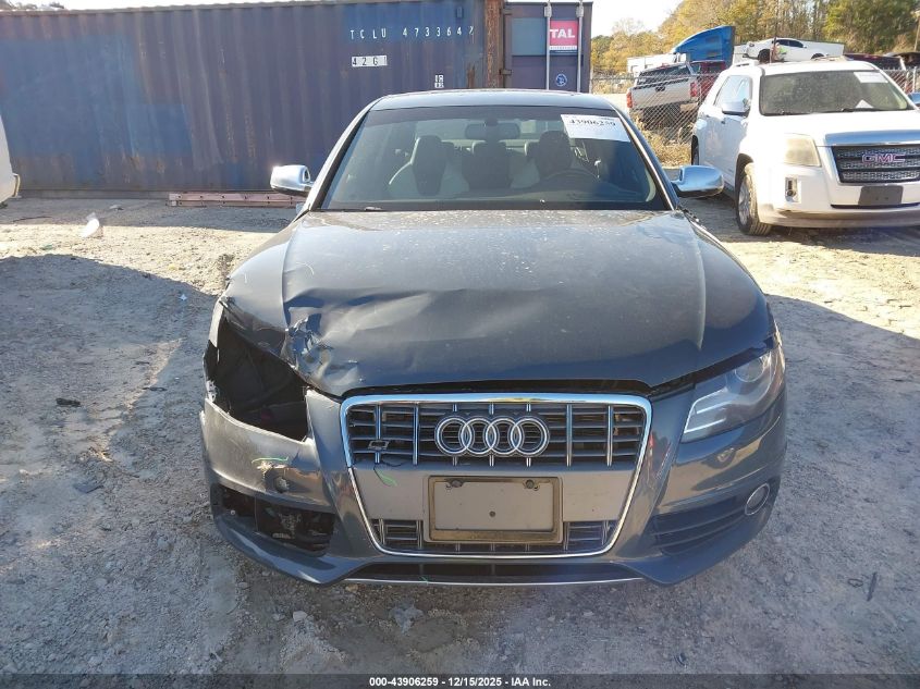2010 Audi S4 3.0 Premium Plus VIN: WAUKGAFL3AA093648 Lot: 43906259