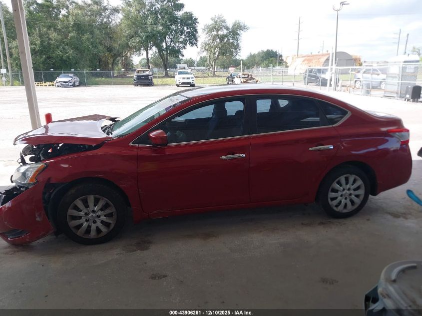 2013 Nissan Sentra Sv VIN: 3N1AB7AP4DL768367 Lot: 43906261