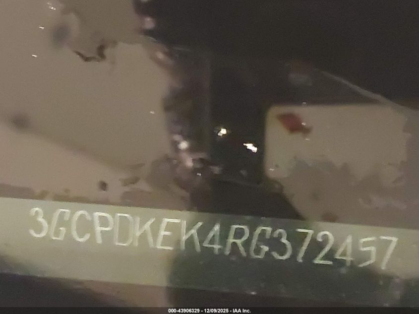 2024 Chevrolet Silverado 1500 4Wd Short Bed Lt With 2Fl VIN: 3GCPDKEK4RG372457 Lot: 43906329