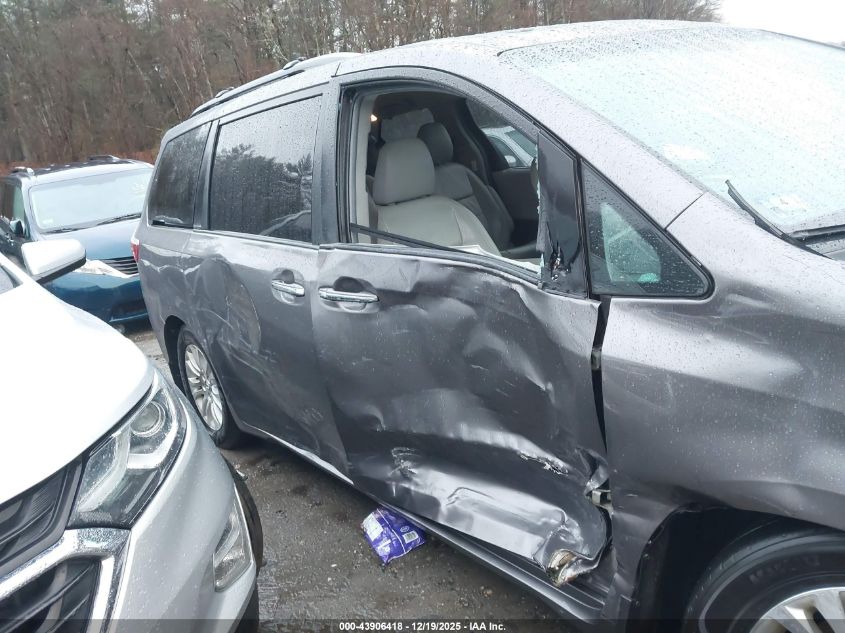 2015 Toyota Sienna Xle 8 Passenger VIN: 5TDYK3DC5FS633957 Lot: 43906418