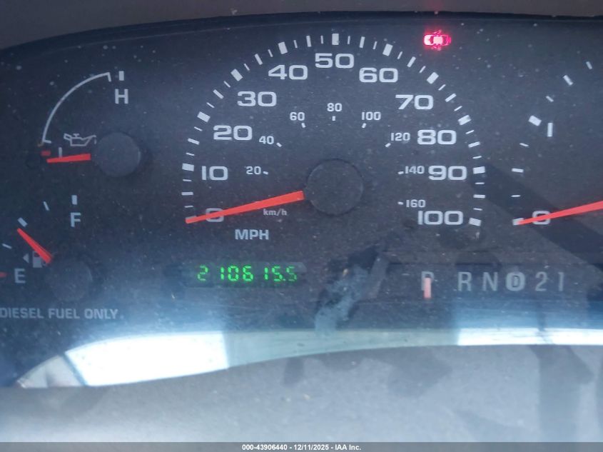 2003 Ford F-250 Lariat/Xl/Xlt VIN: 1FTNW21F13EA40551 Lot: 43906440