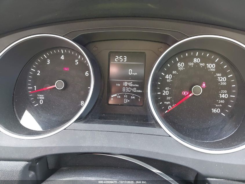 2015 Volkswagen Jetta 2.0L S VIN: 3VW1K7AJ0FM344154 Lot: 43906479