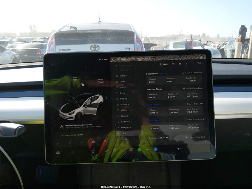 2022 Tesla Model 3 Rear-Wheel Drive VIN: 5YJ3E1EA7NF361420 Lot: 43906481