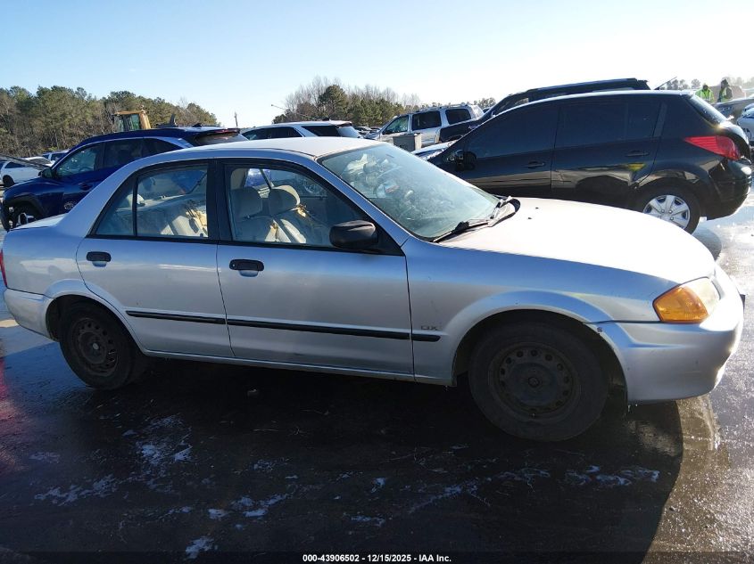 2000 Mazda Protege Dx/Lx VIN: JM1BJ222XY0267934 Lot: 43906502