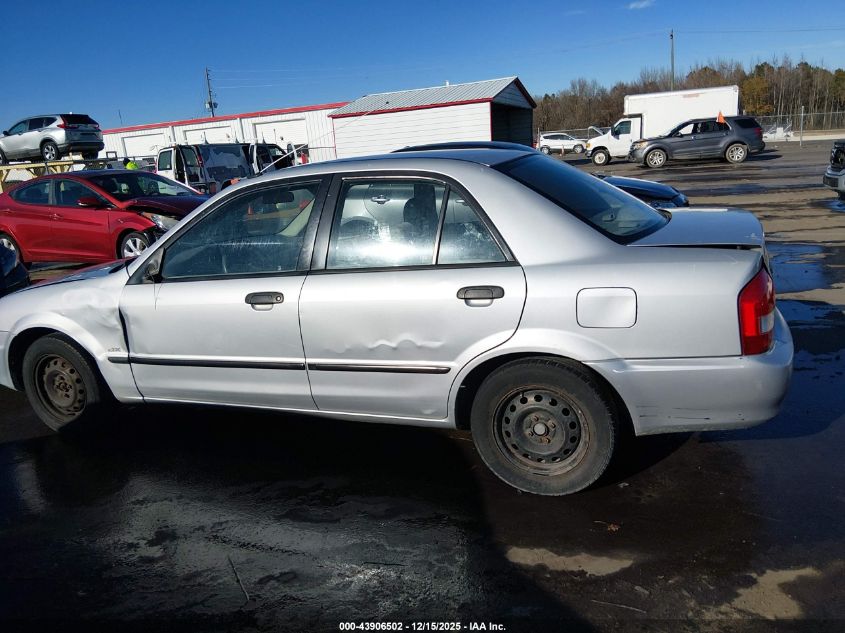 2000 Mazda Protege Dx/Lx VIN: JM1BJ222XY0267934 Lot: 43906502