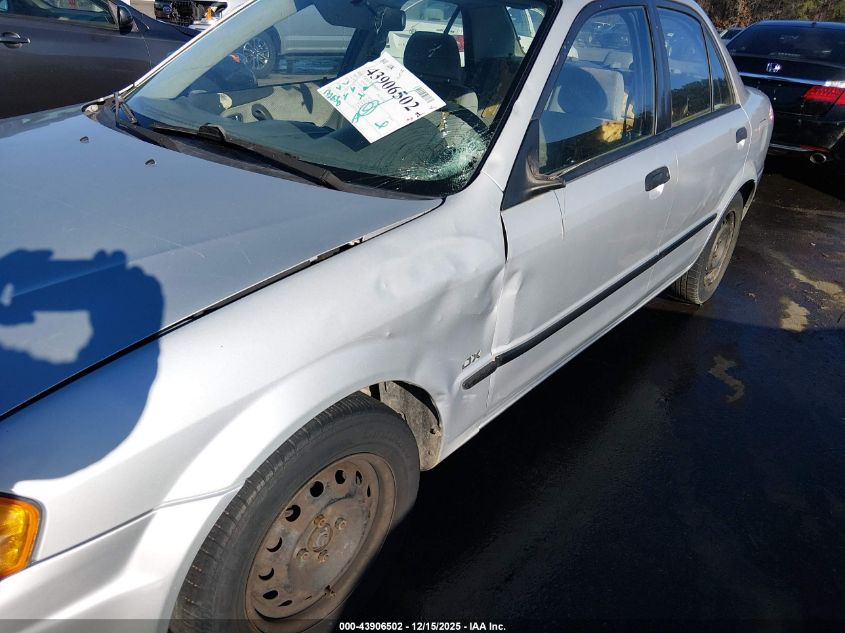 2000 Mazda Protege Dx/Lx VIN: JM1BJ222XY0267934 Lot: 43906502