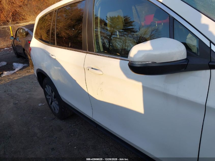 2021 Honda Pilot Awd Ex VIN: 5FNYF6H33MB083918 Lot: 43906529