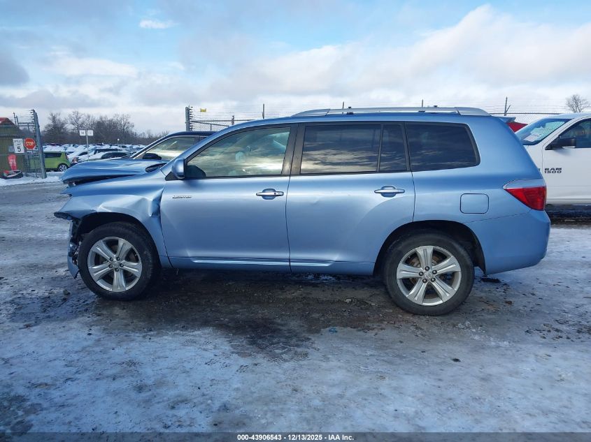2009 Toyota Highlander Limited VIN: JTEES42A192122425 Lot: 43906543