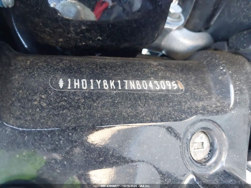 2022 Harley-Davidson Flhcs VIN: 1HD1YBK17NB043095 Lot: 43906577