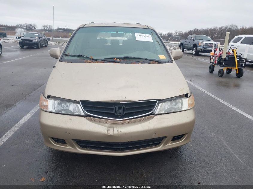 2002 Honda Odyssey Ex VIN: 2HKRL18632H579861 Lot: 43906584