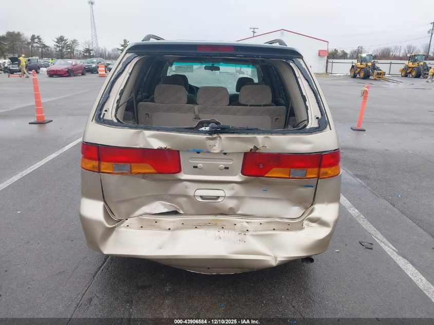 2002 Honda Odyssey Ex VIN: 2HKRL18632H579861 Lot: 43906584