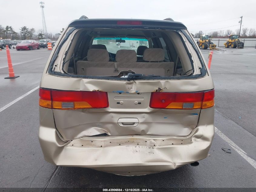 2002 Honda Odyssey Ex VIN: 2HKRL18632H579861 Lot: 43906584