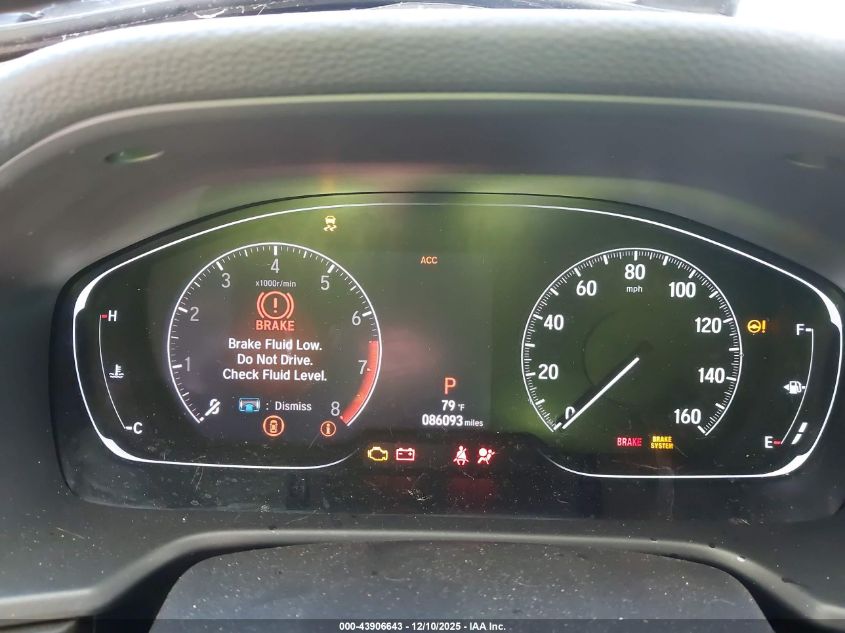 2018 Honda Accord Ex-L VIN: 1HGCV1F58JA055381 Lot: 43906643