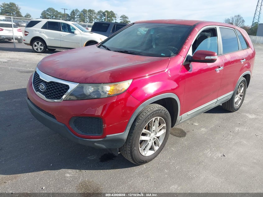Vin: 5xykt3a19bg038087, lot: 44402217, kia sorento lx 20112