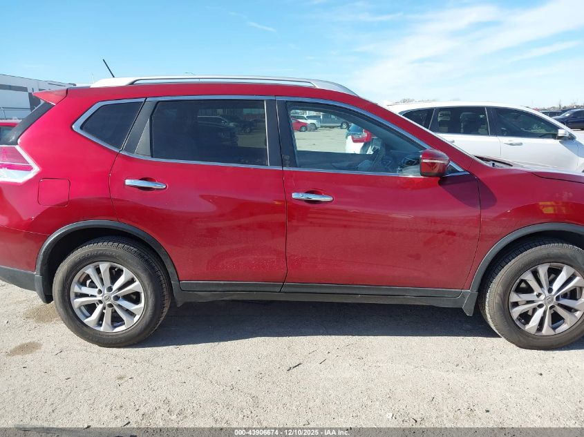 2015 Nissan Rogue Sv VIN: KNMAT2MT7FP575997 Lot: 43906674