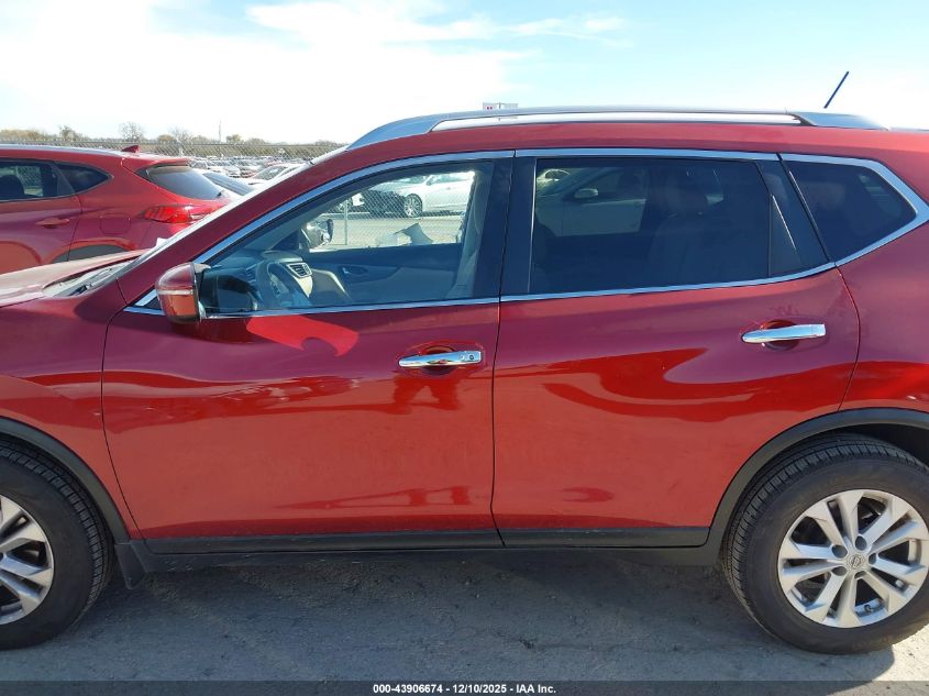 2015 Nissan Rogue Sv VIN: KNMAT2MT7FP575997 Lot: 43906674