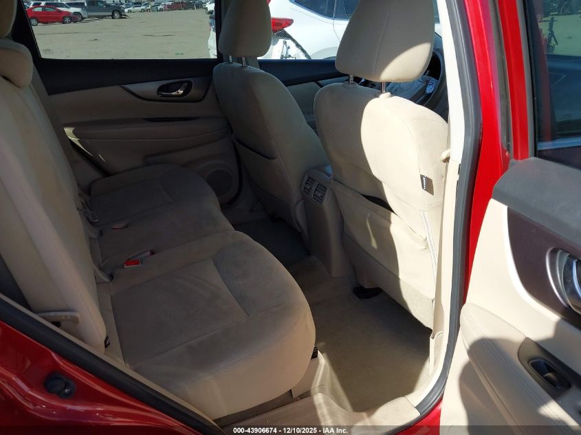 2015 Nissan Rogue Sv VIN: KNMAT2MT7FP575997 Lot: 43906674