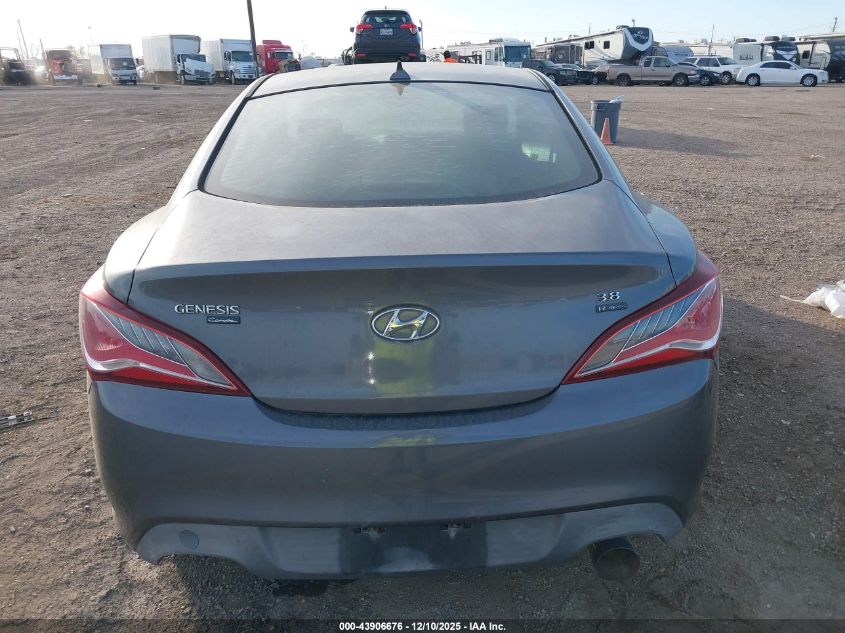 2015 Hyundai Genesis 3.8 R-Spec VIN: KMHHU6KJ9FU124846 Lot: 43906676