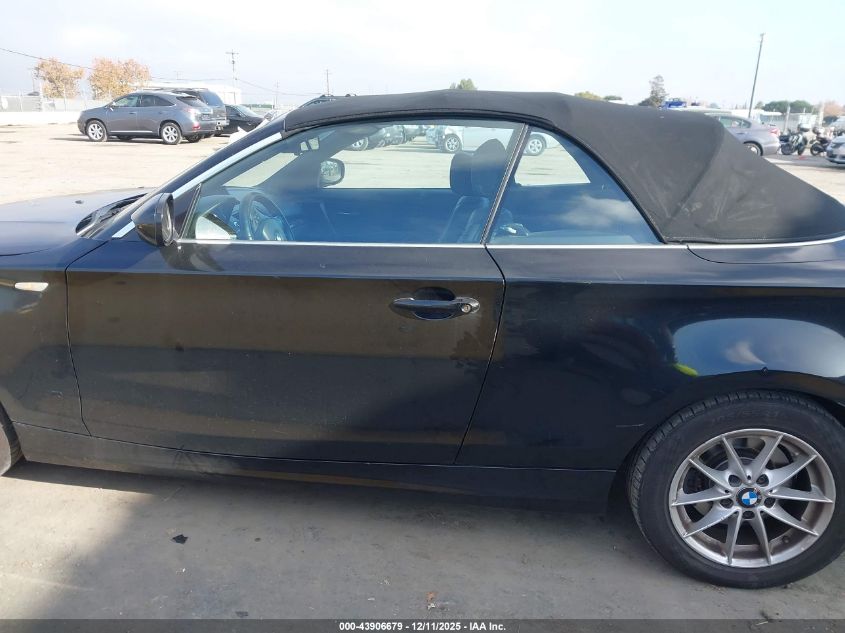 2011 BMW 128I VIN: WBAUN1C58BVH83400 Lot: 43906679