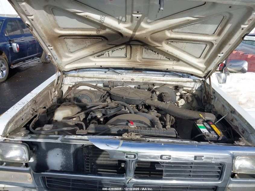 1991 Dodge D-Series D150 VIN: 1B7GE16X2MS307125 Lot: 43906685