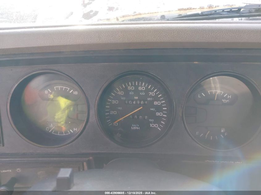 1991 Dodge D-Series D150 VIN: 1B7GE16X2MS307125 Lot: 43906685