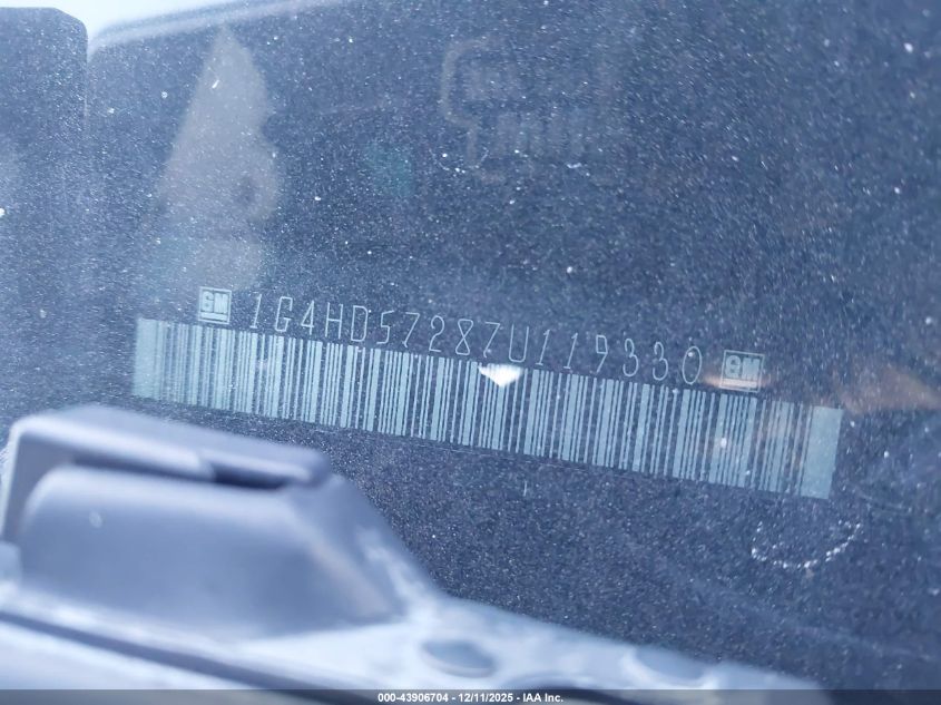 2007 Buick Lucerne Cxl VIN: 1G4HD57287U119330 Lot: 43906704