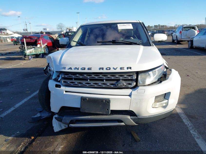 2013 Land Rover Range Rover Evoque Pure VIN: SALVP2BG9DH841886 Lot: 43906729