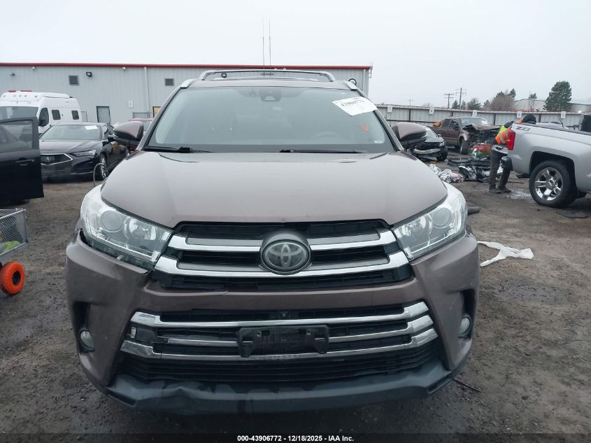 2017 Toyota Highlander Limited VIN: 5TDDZRFH9HS403752 Lot: 43906772