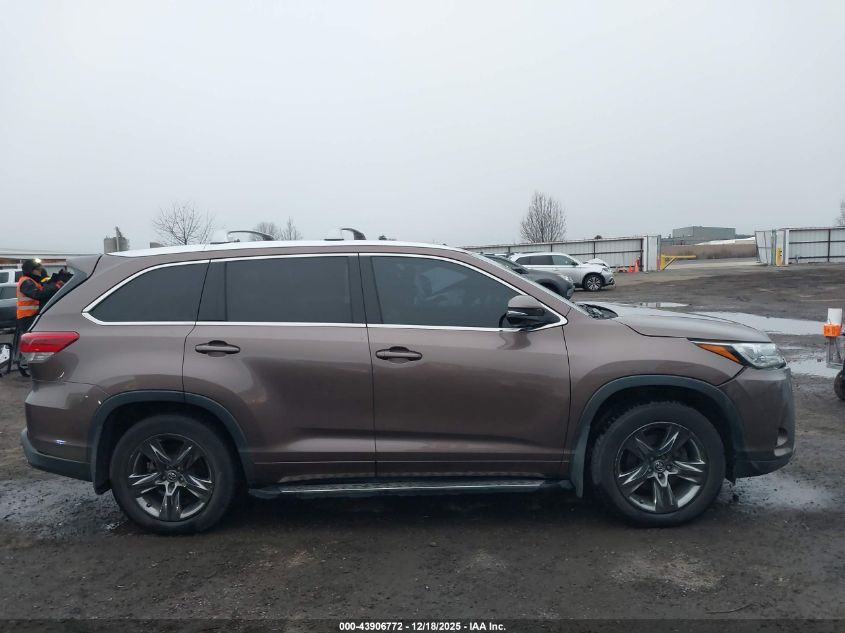 2017 Toyota Highlander Limited VIN: 5TDDZRFH9HS403752 Lot: 43906772