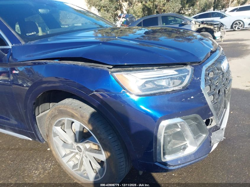 2022 Audi Q5 Premium 45 Tfsi S Line Quattro S Tronic VIN: WA1GAAFY3N2110156 Lot: 43906779