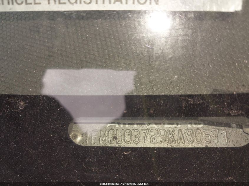 2009 Ford Escape Xlt VIN: 1FMCU03729KA80571 Lot: 43906834