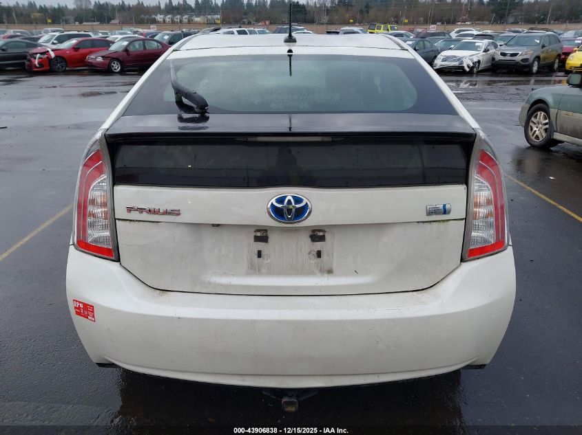 2012 Toyota Prius Three VIN: JTDKN3DU7C5529719 Lot: 43906838