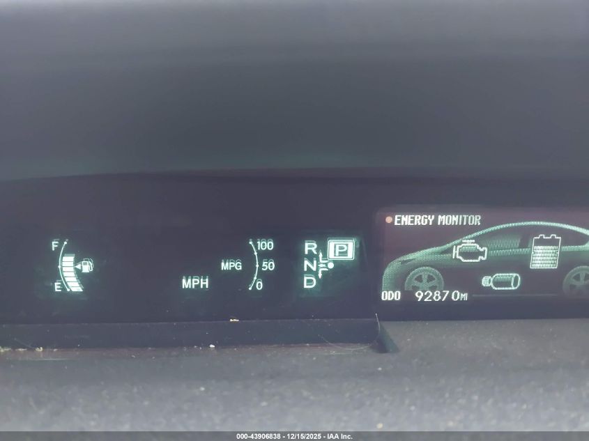 2012 Toyota Prius Three VIN: JTDKN3DU7C5529719 Lot: 43906838